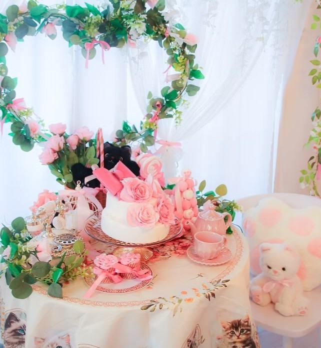 猫とピンク