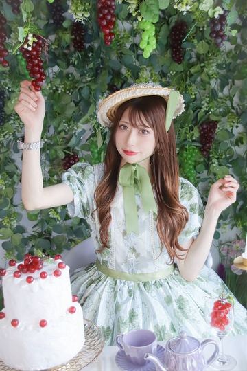 ぶどうエリアでのお茶会の撮影